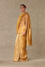 Sunehri Tissue  Saree