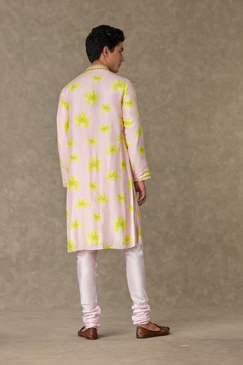 Baby Pink Parijat Kurta Set