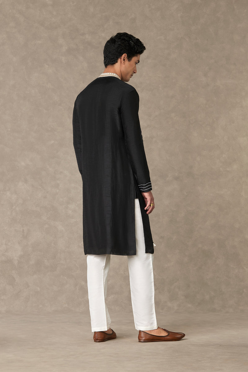 Black Tassel Kurta Set
