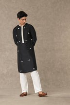 Black Tassel Kurta Set
