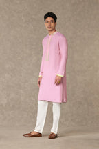Pink Tissue Kurta