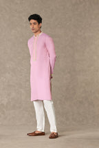 Pink Tissue Kurta