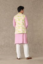 Pink Tissue Kurta
