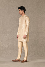 Beige Trikone Kurta