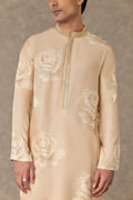 Beige Trikone Kurta