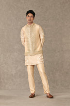 Beige Trikone Kurta