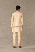 Beige Trikone Kurta