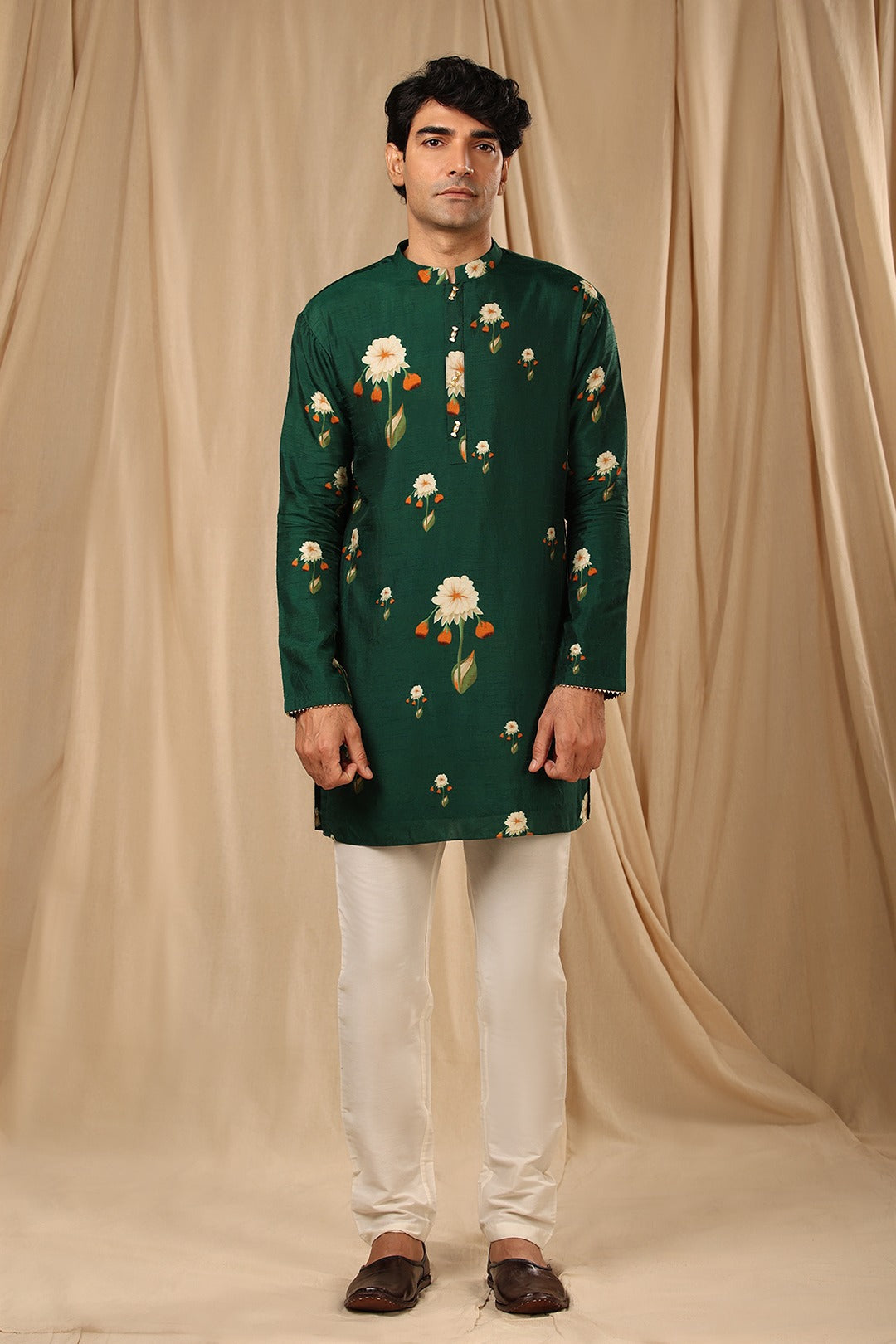 Bottle Green Buttercup Kurta Set