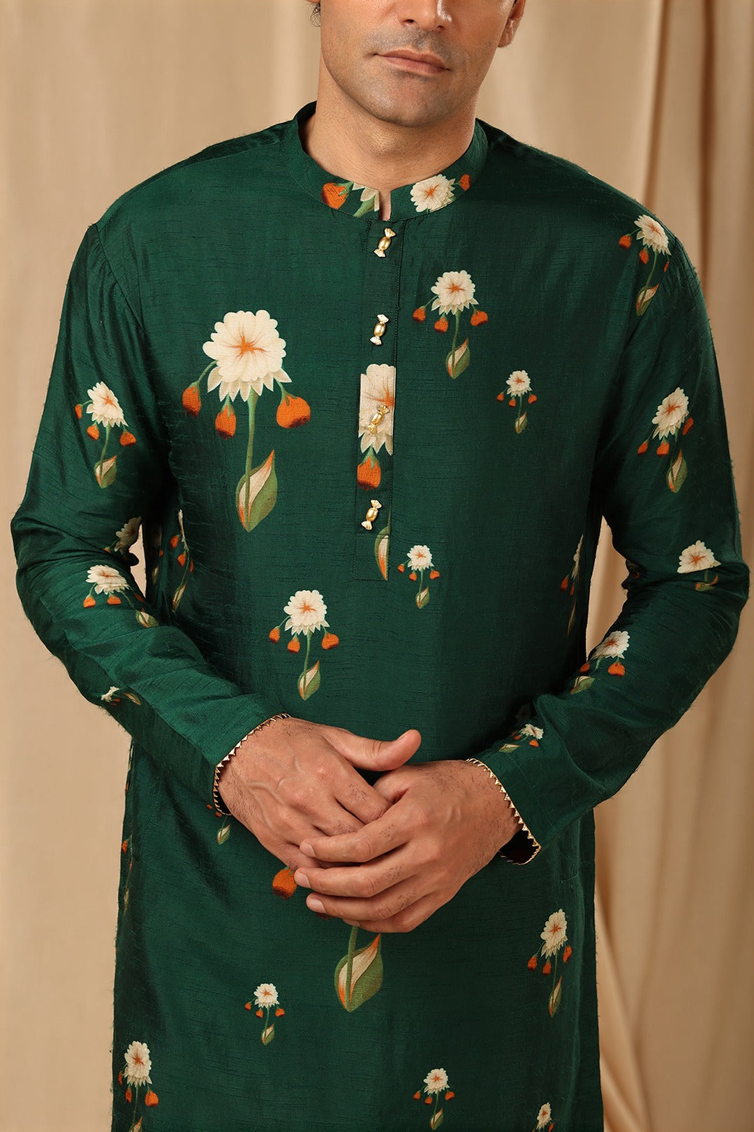 Bottle Green Buttercup Kurta Set