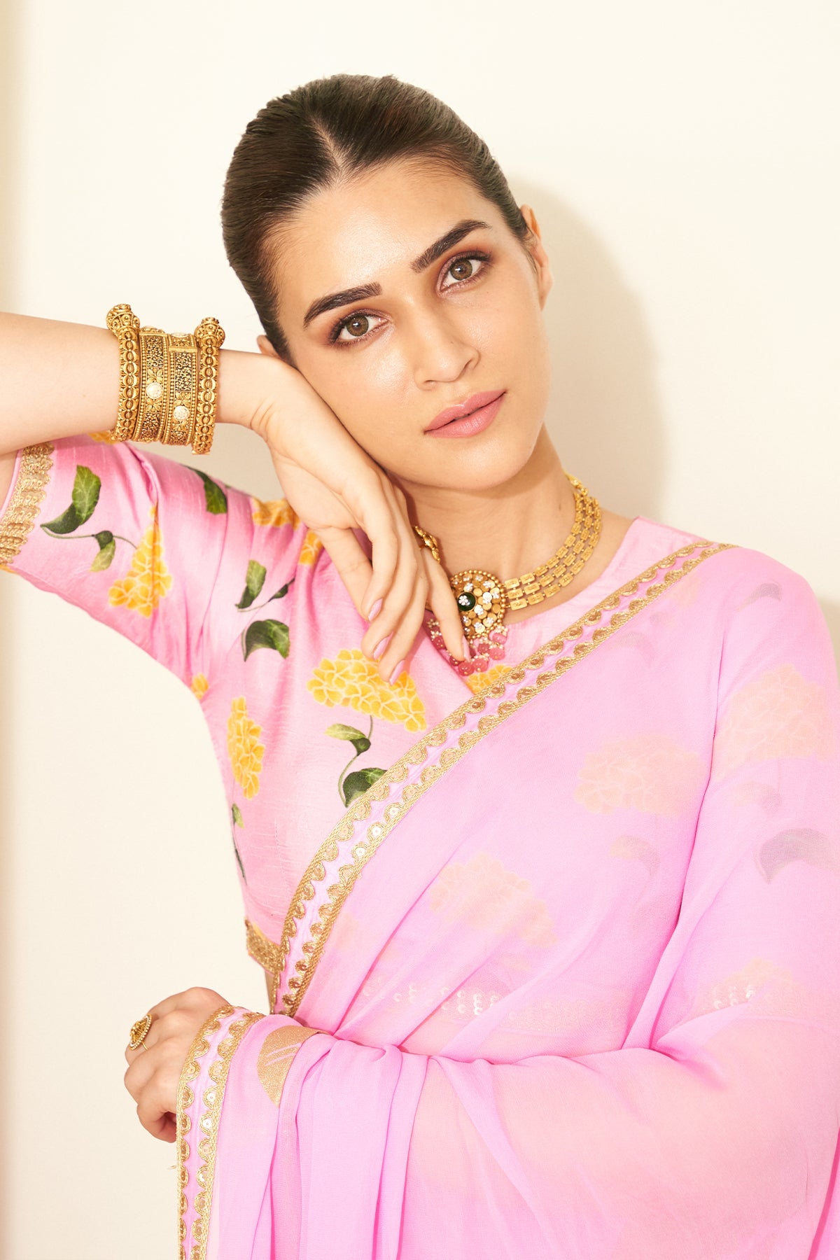 Blush Springbud Saree