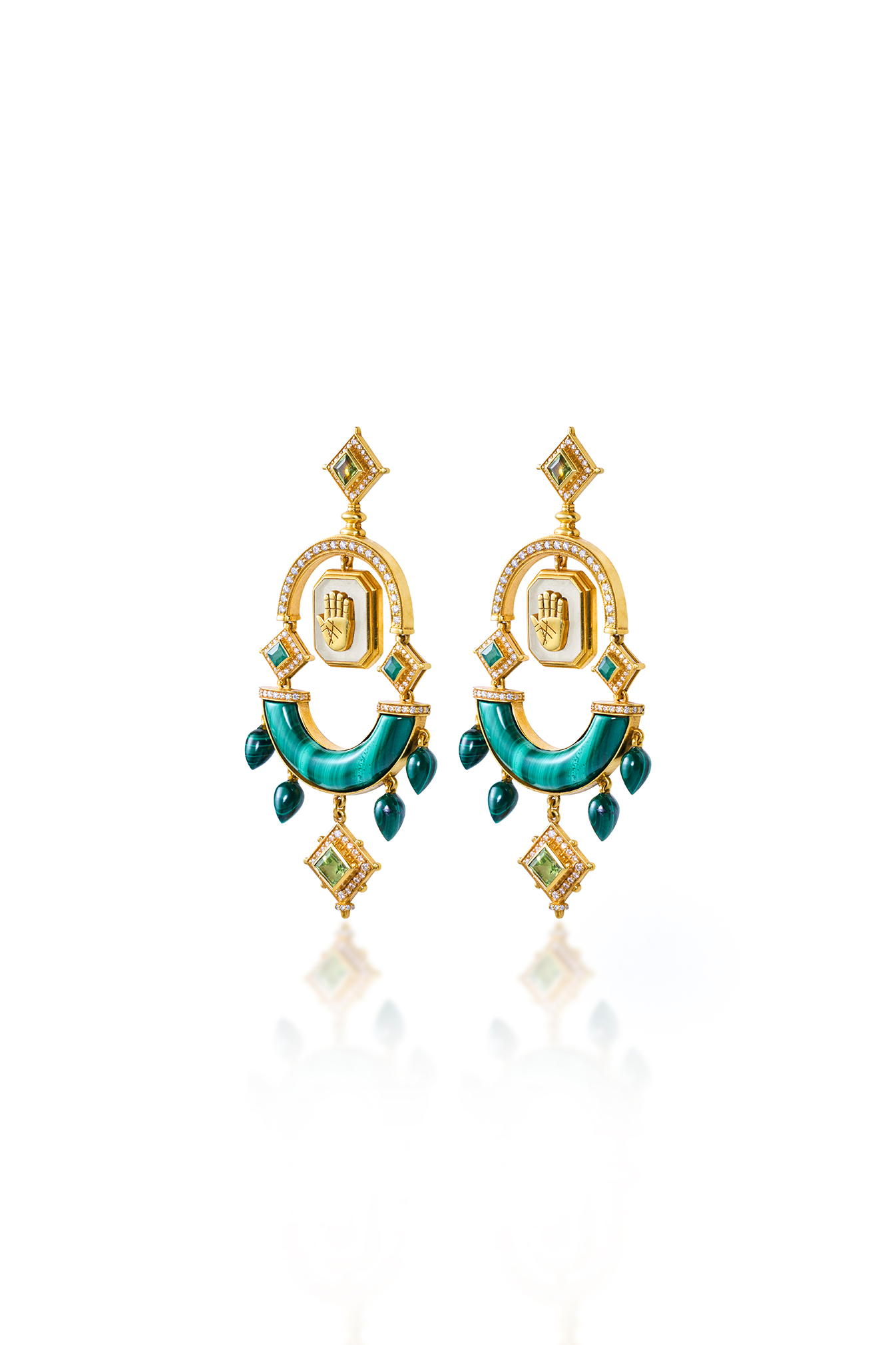 Chaand Phased Earrings