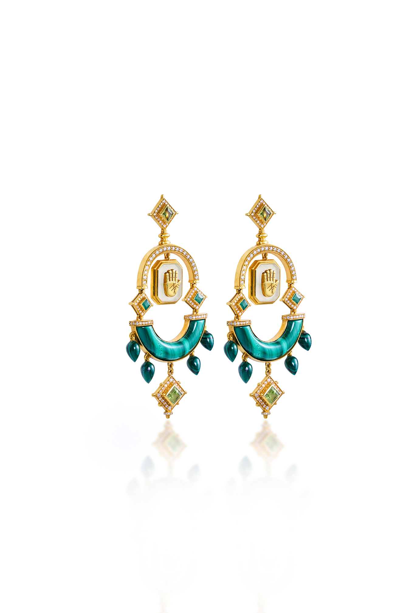 Chaand Phased Earrings