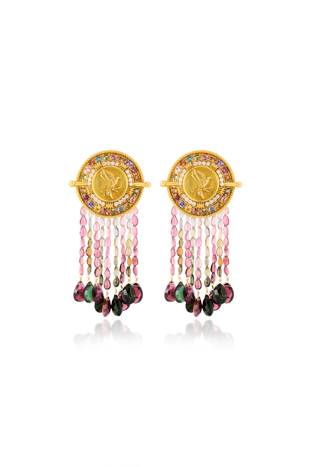 Watermelon Waterfall Earrings