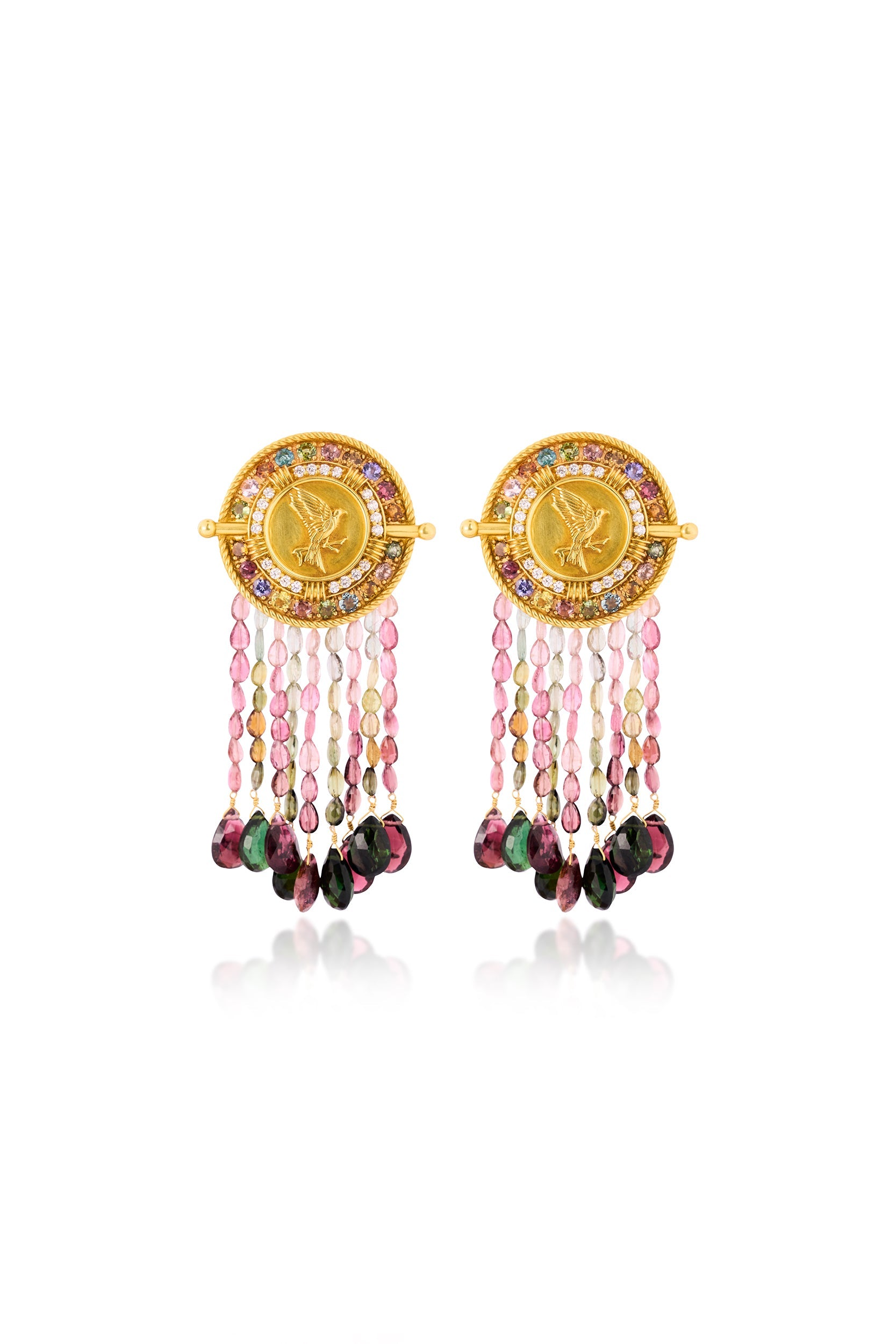 Watermelon Waterfall Earrings