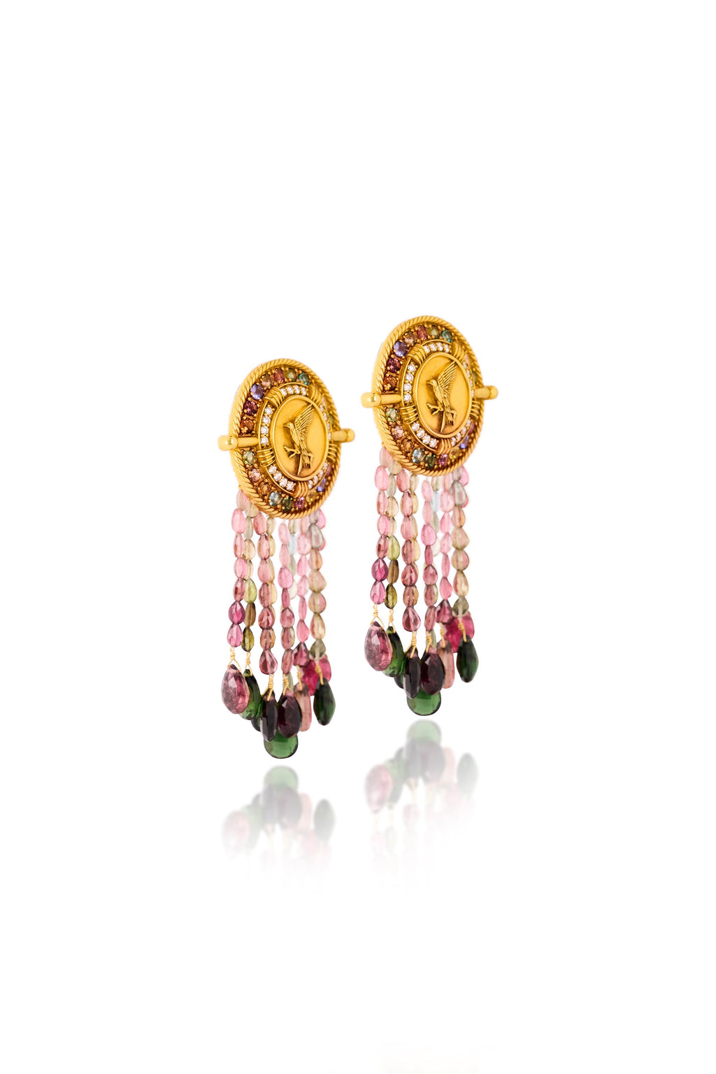 Watermelon Waterfall Earrings