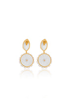 Frosted Flower Earrings