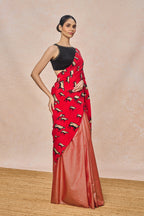 Red Cow Saree