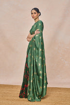 Sage Green Irisbud Saree