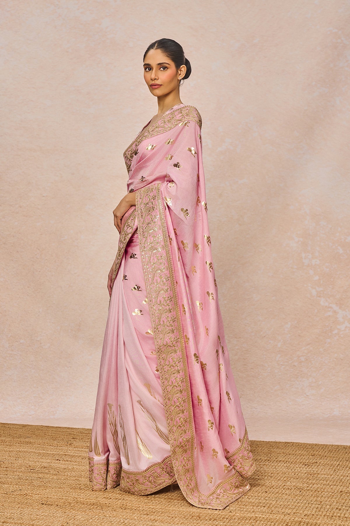 Baby Pink Whispering Saree