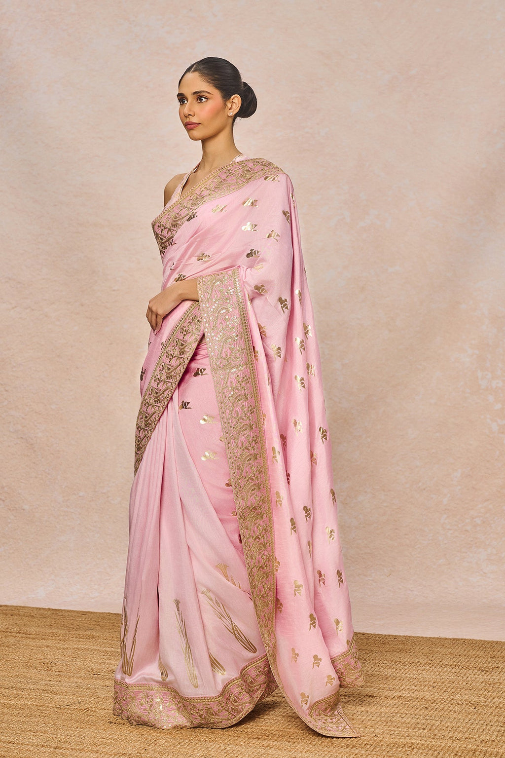Baby Pink Whispering Saree