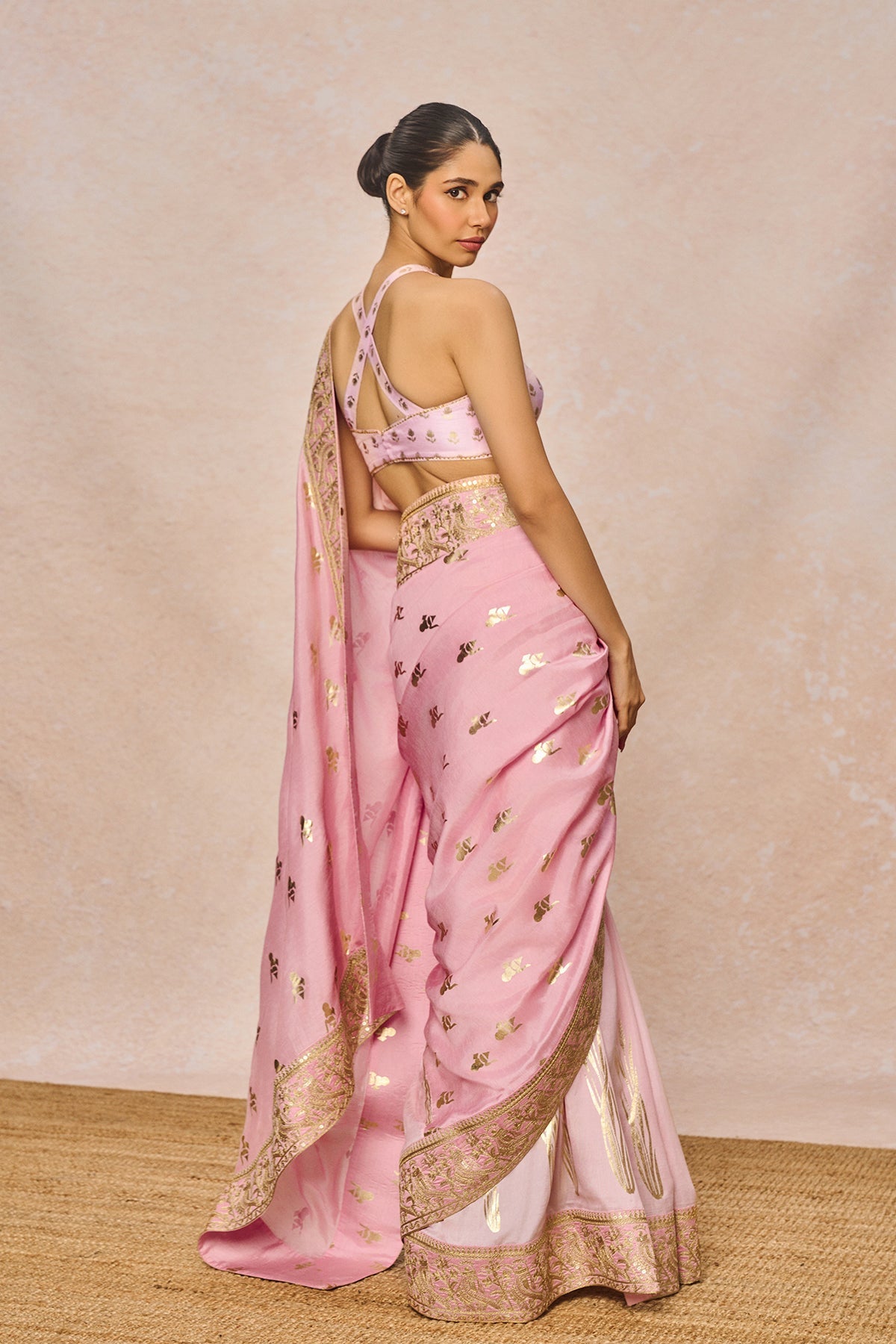 Baby Pink Whispering Saree