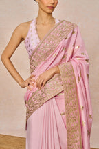 Baby Pink Whispering Saree