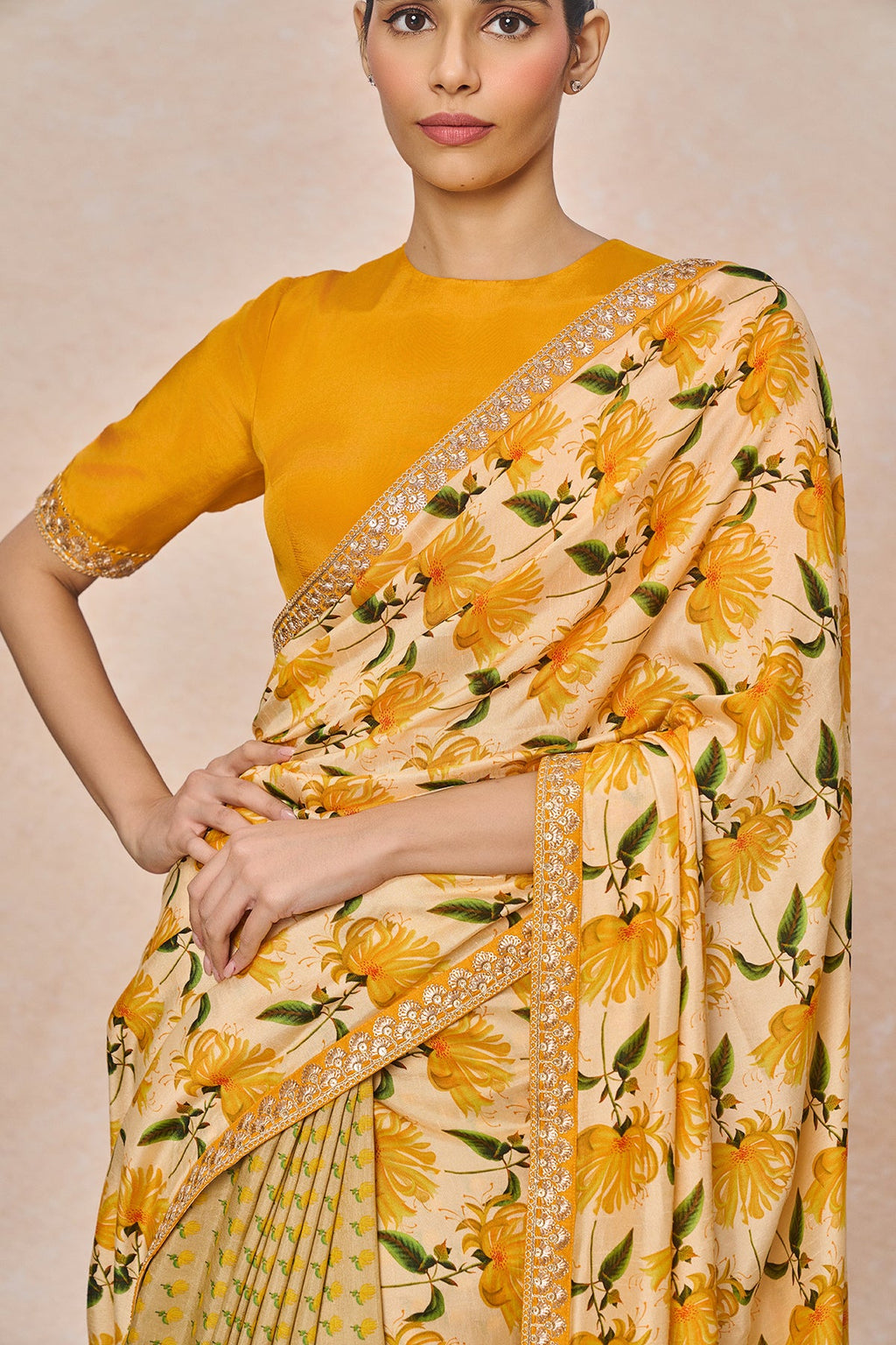 Vanilla Summermist Saree