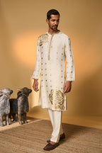 Ivory Rose Blush Kurta