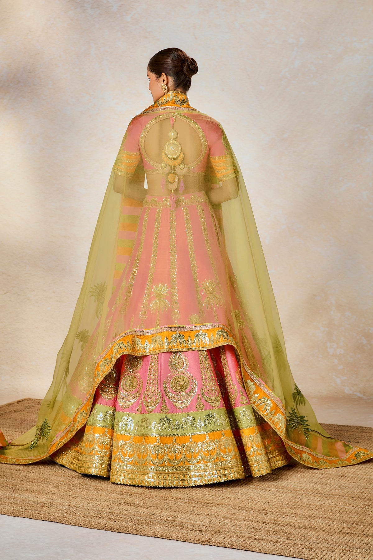 Rose Thandai Lehenga