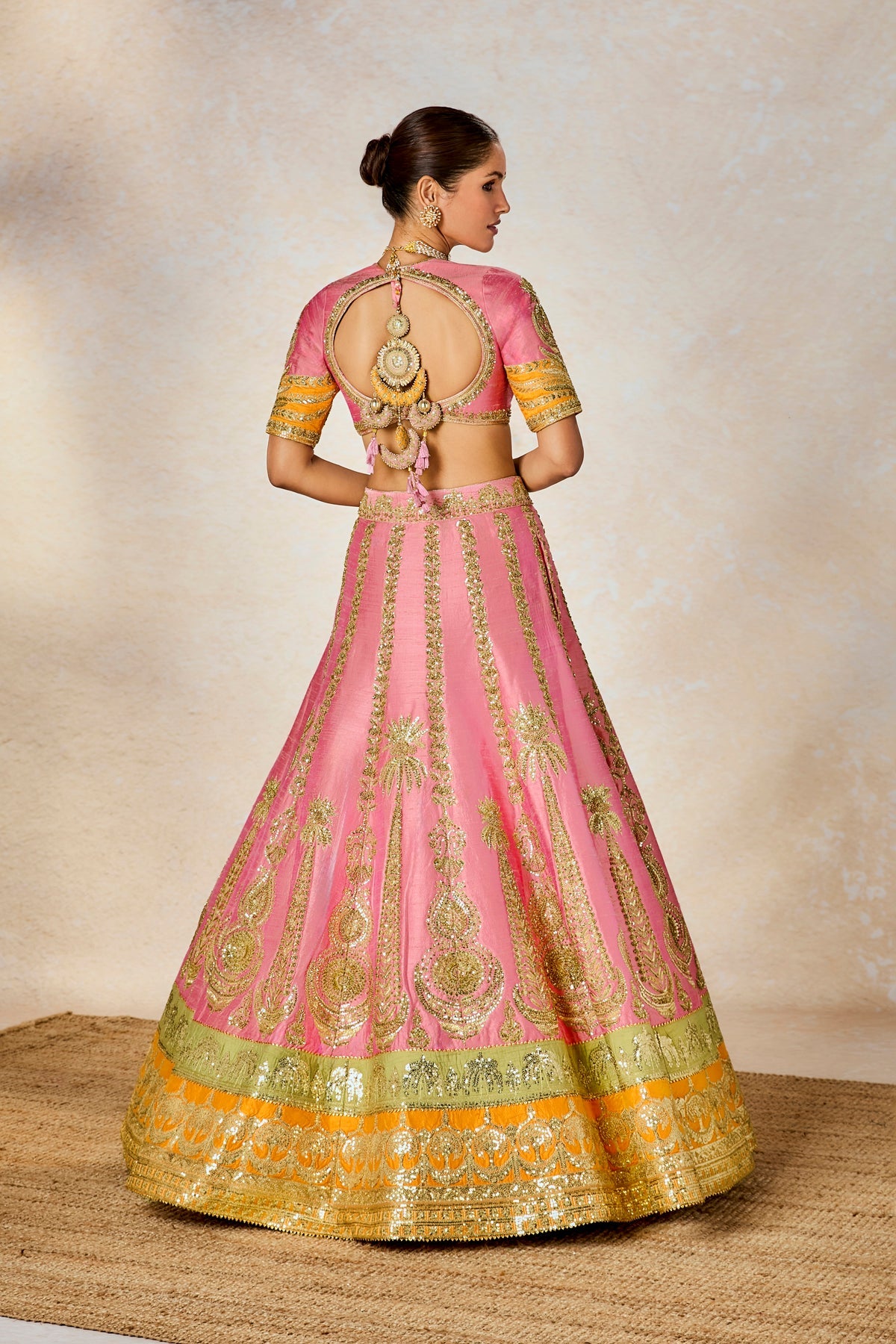 Rose Thandai Lehenga