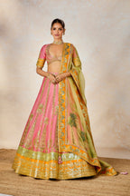 Rose Thandai Lehenga