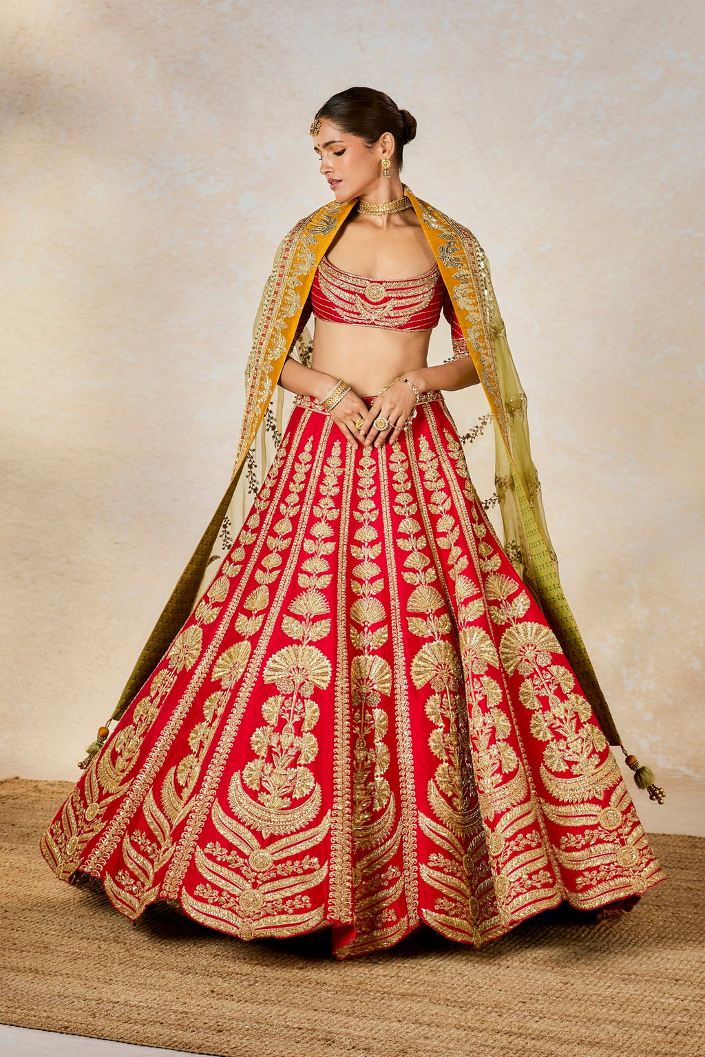 The Badami Halwa Lehenga