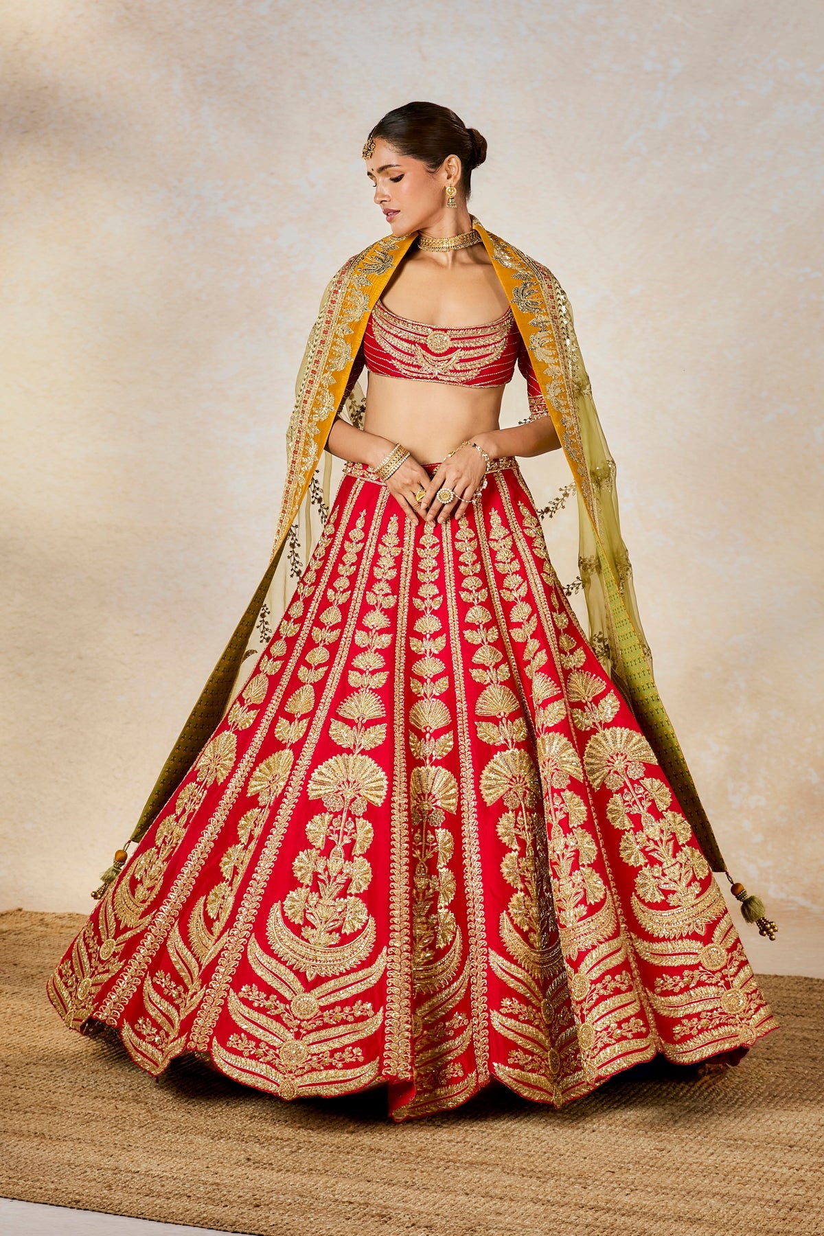 The Badami Halwa Lehenga