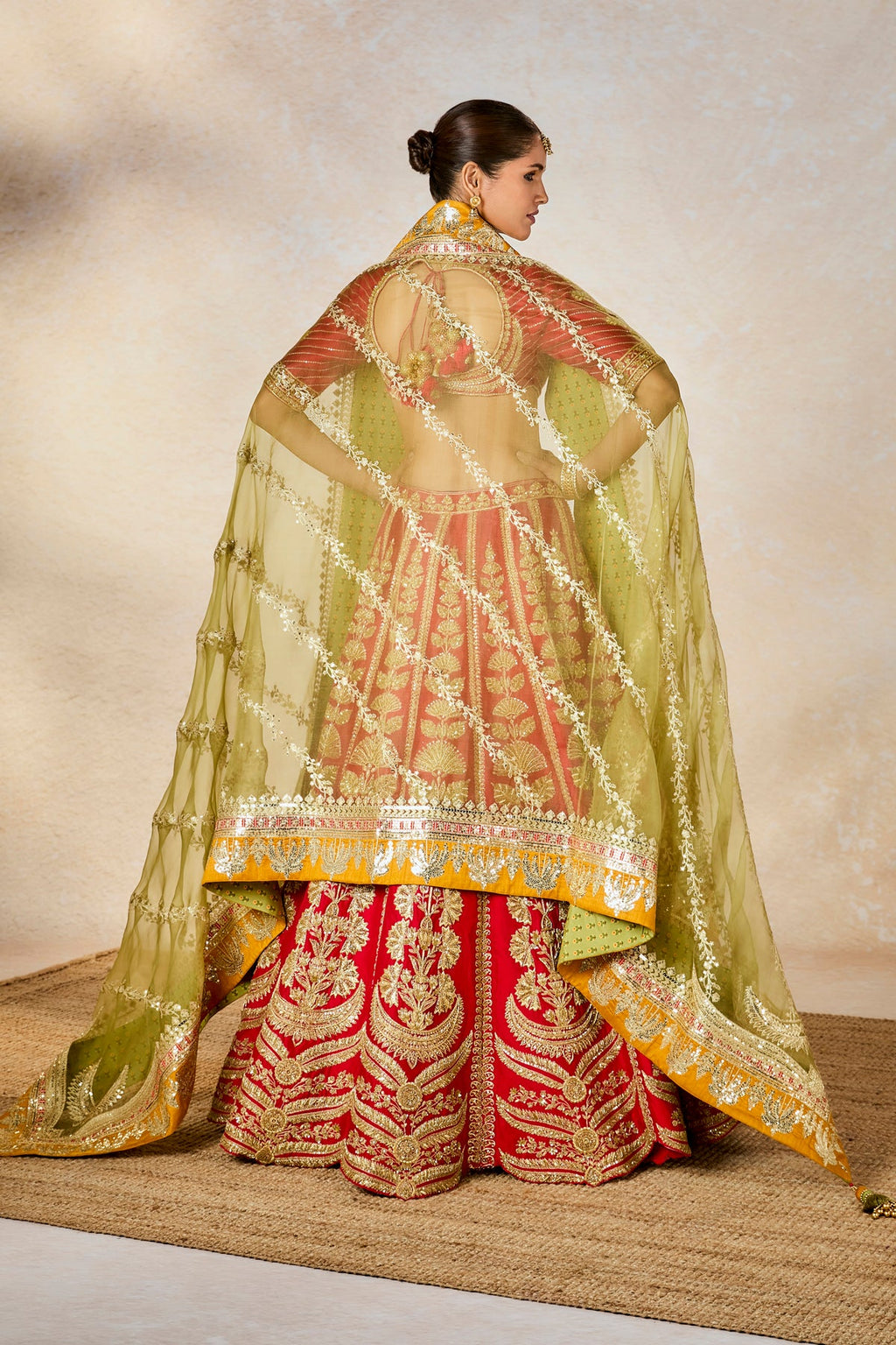 The Badami Halwa Lehenga