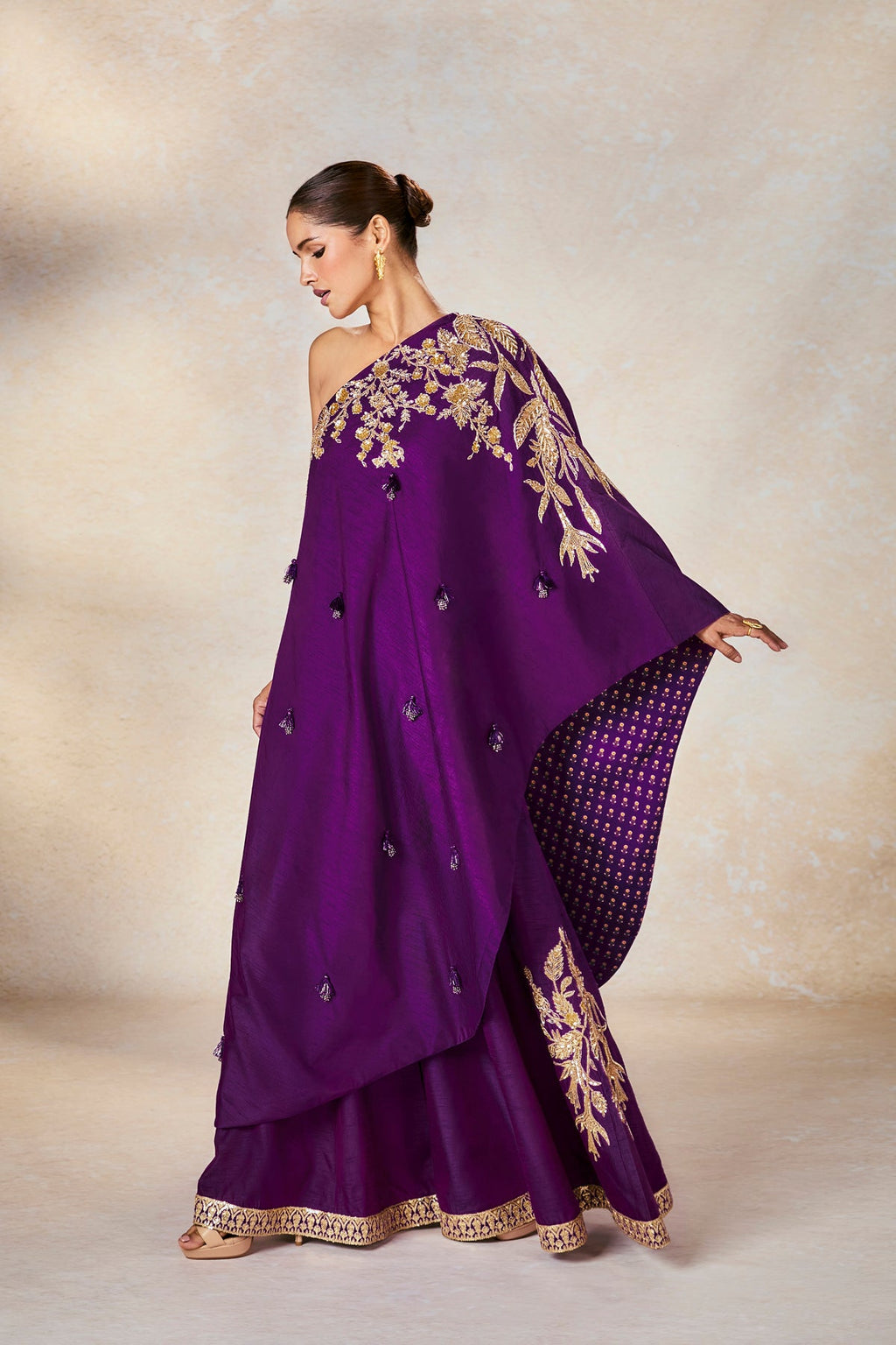 The Jamun One Shoulder Set