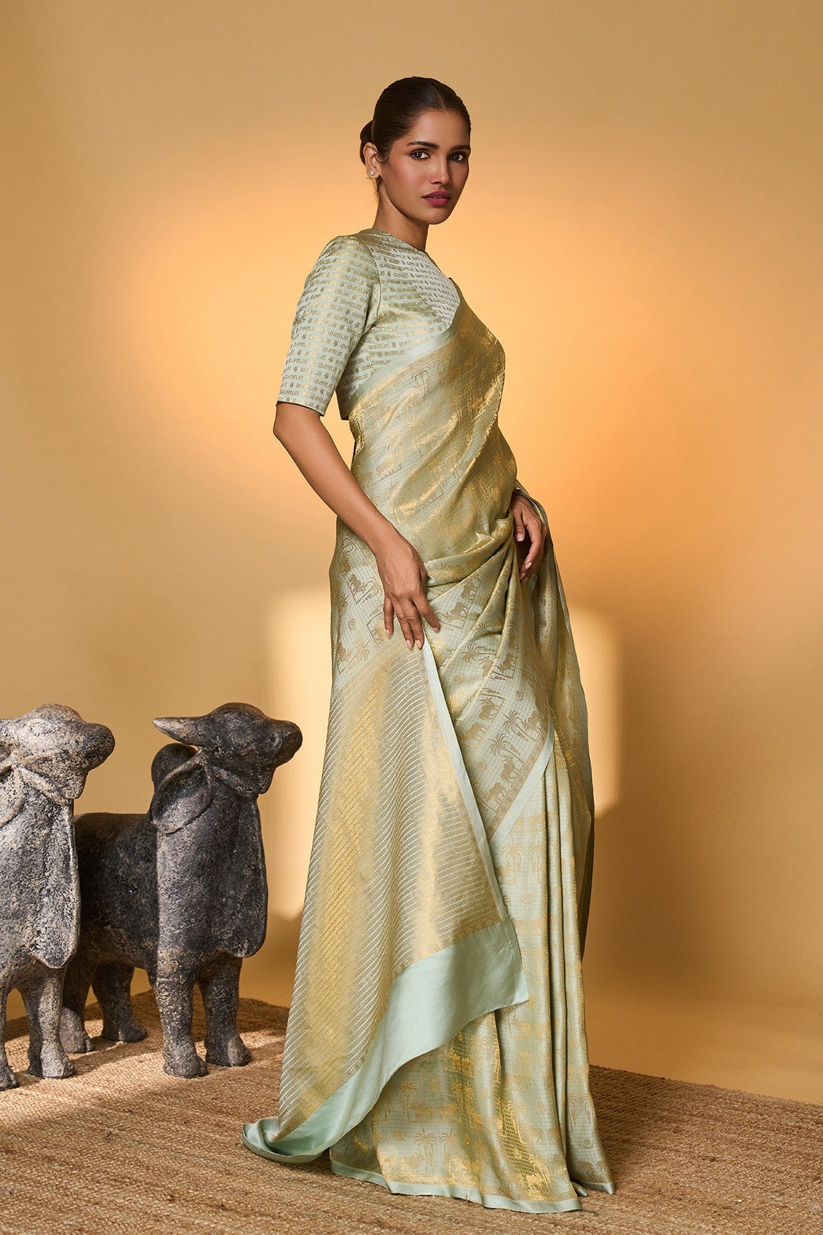 Kashni Chaand Chaukor Saree