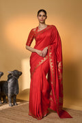 Crimson Tijila Saree