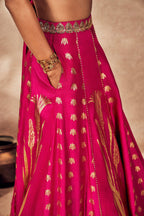 Pink Whispering Lily Lehenga Set