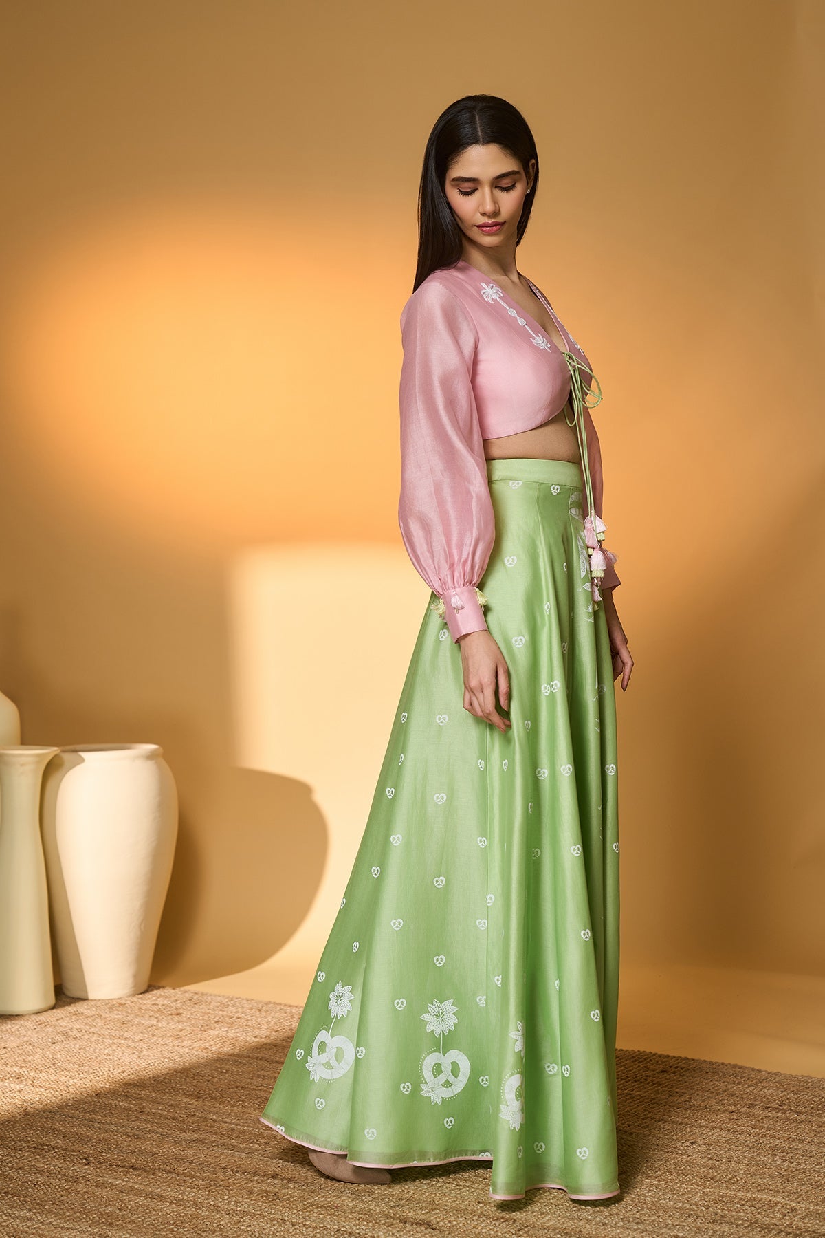 Totem Pod On Lunar Aisle Skirt Set