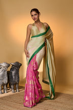 Mint Turtle Tale Saree