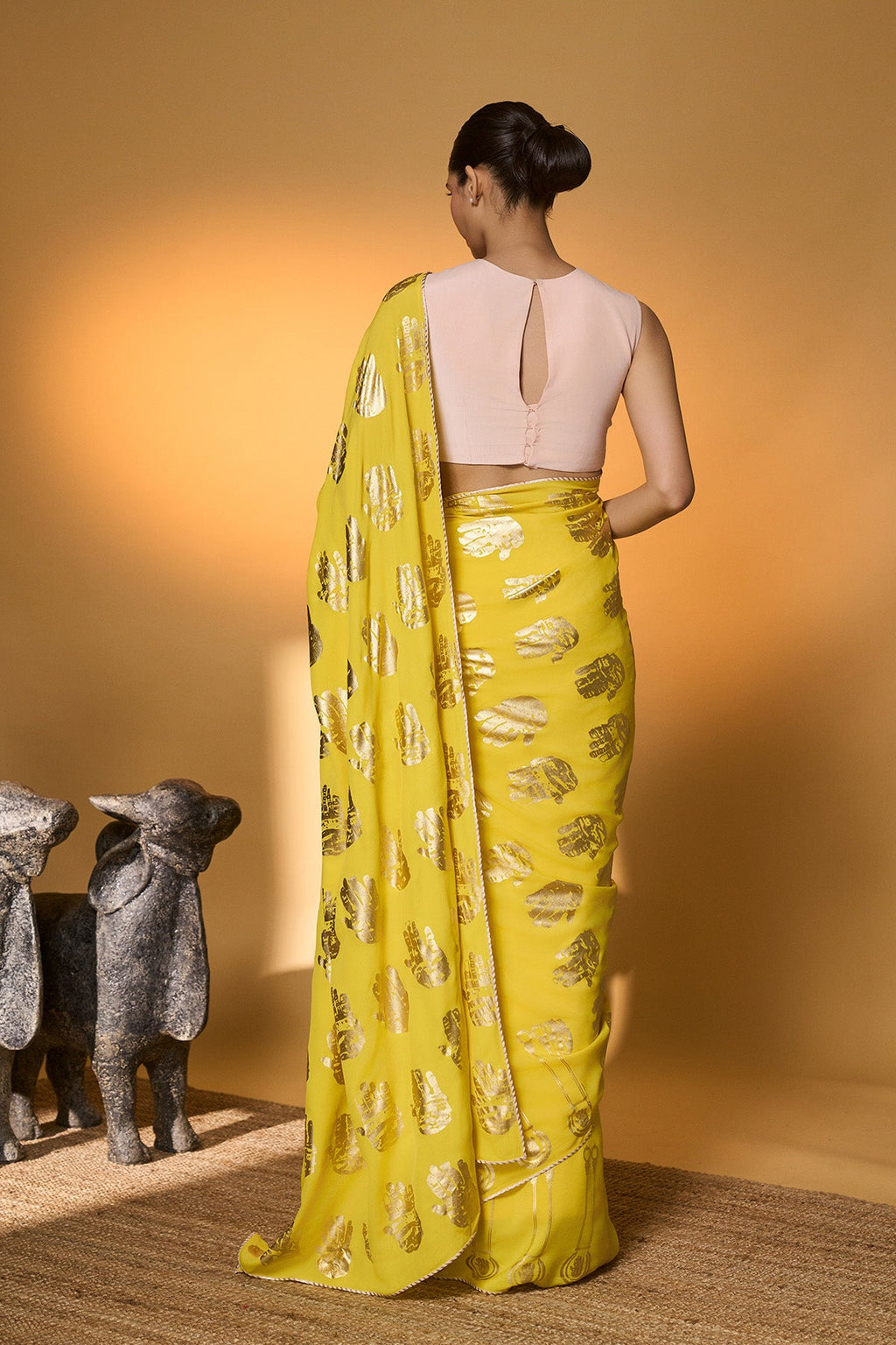 Yellow Haath Saree