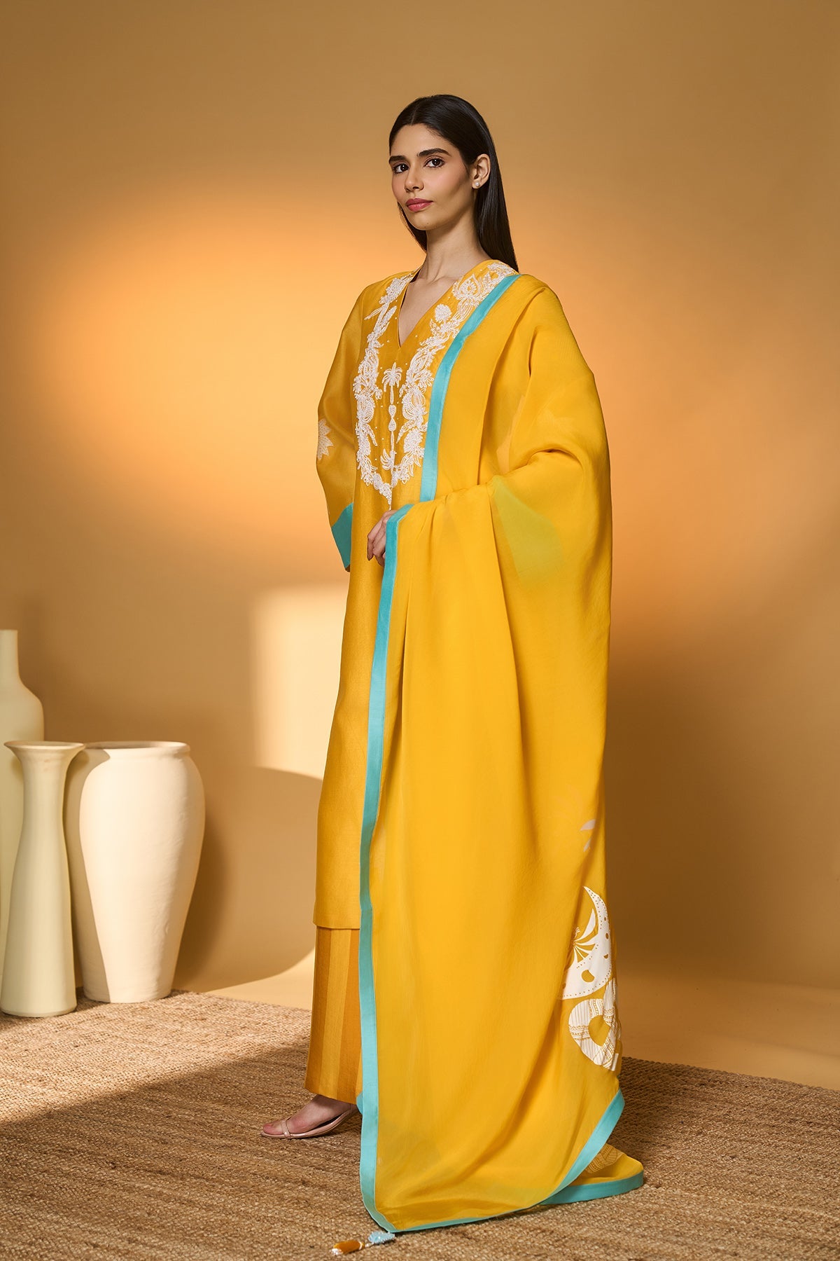 Yellow Jungle Bakery Kurta Set