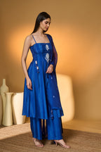 Heart of Eden on Ocean Haze Anarkali Set