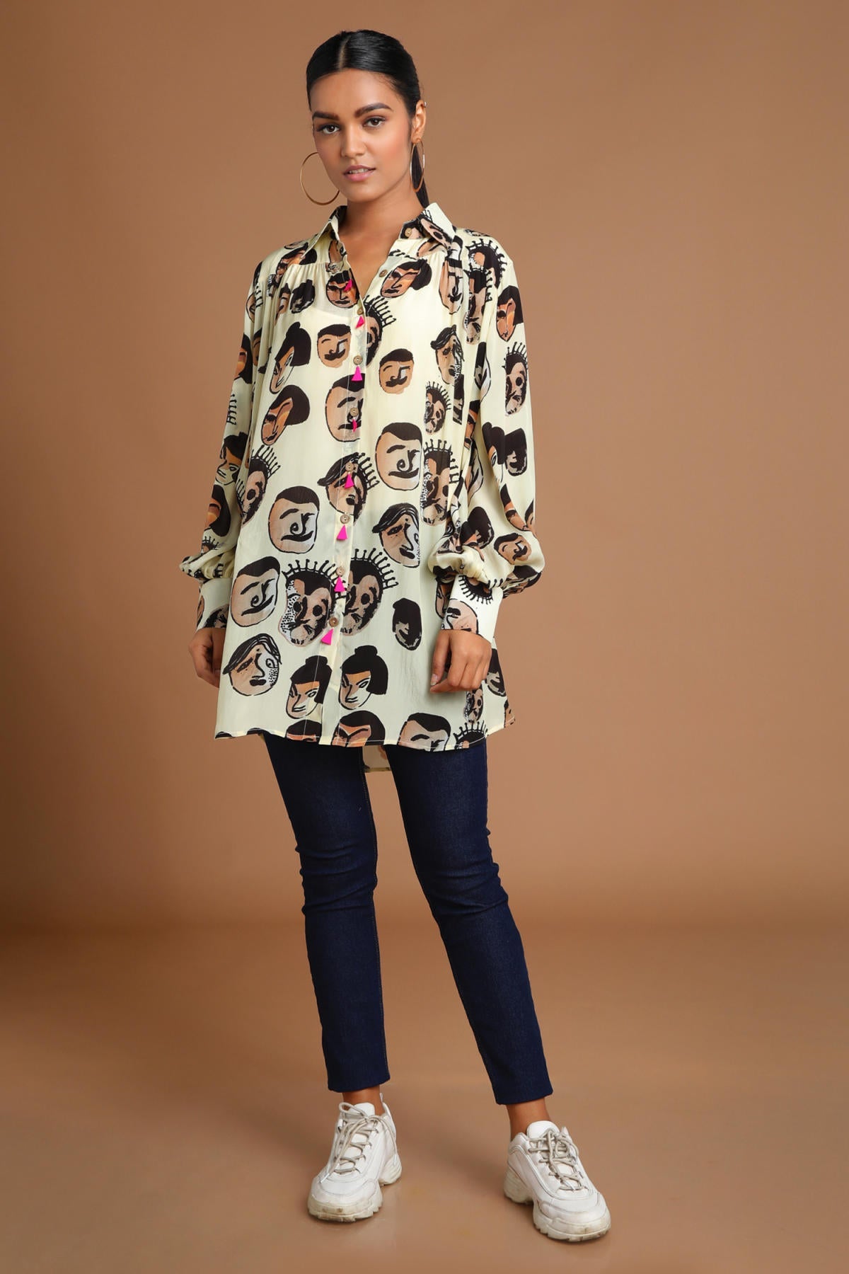 Nude Many Faces Shirt