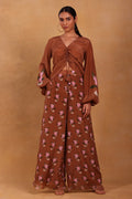 Brown Canary Blossom Pants