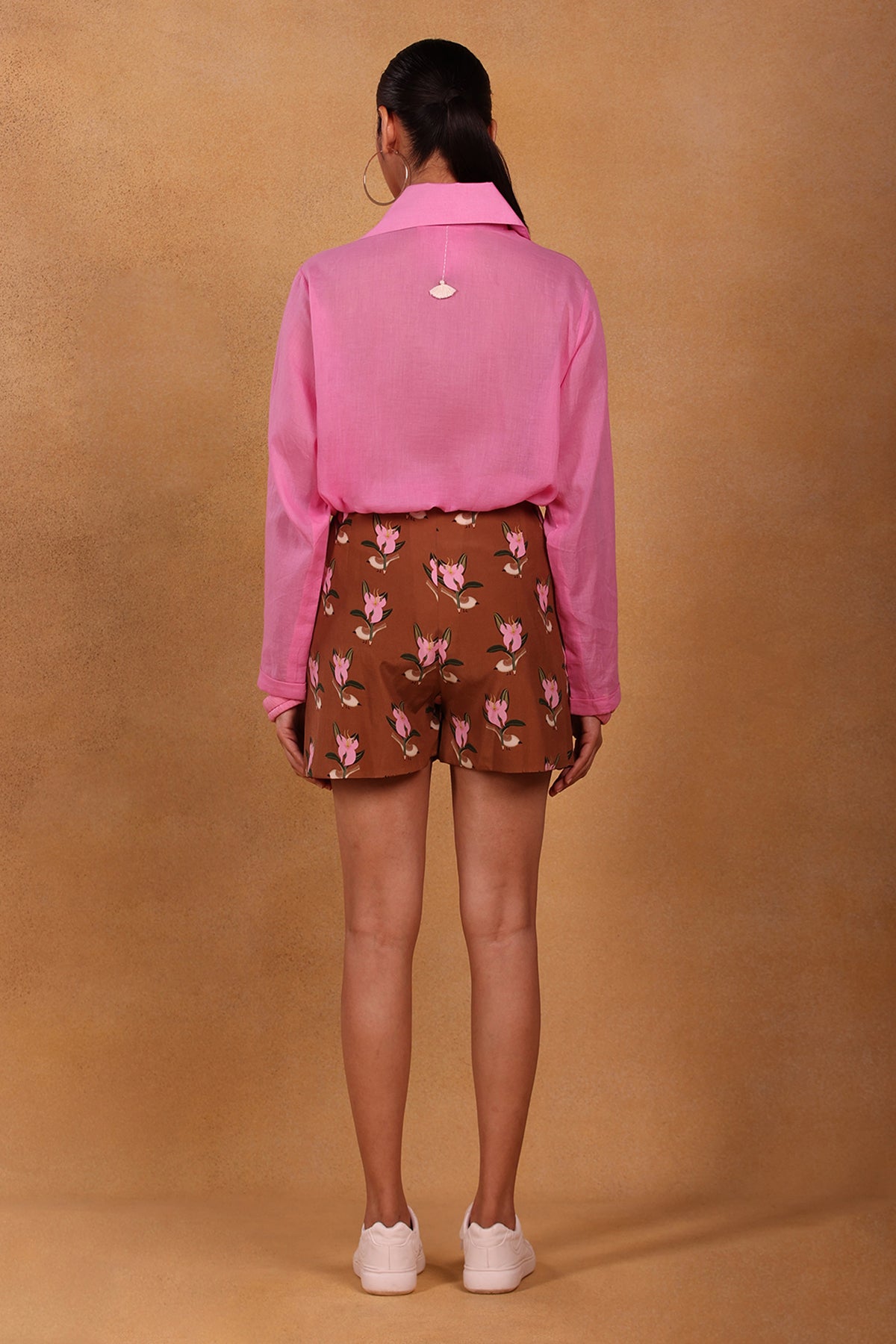 Brown Canary Blossom Skort Set