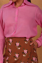 Brown Canary Blossom Skort Set