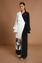 Reflection Long Draped Dress