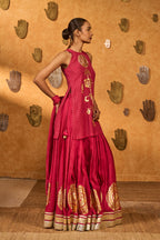 Raspberry Moonfish Skirt Set
