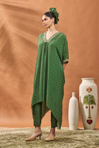 Green Tree Of Hearts Tunic Set